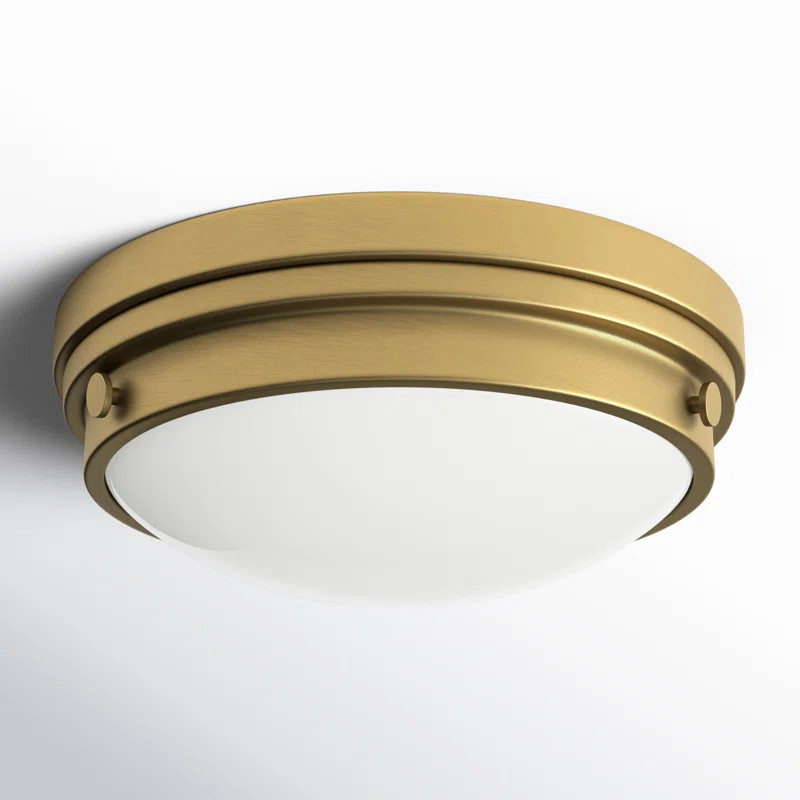 Osmin Glass Flush Mount | Wayfair North America