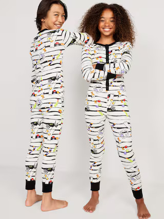 Gender-Neutral Matching Snug-Fit One-Piece Pajamas for Kids | Old Navy (US)