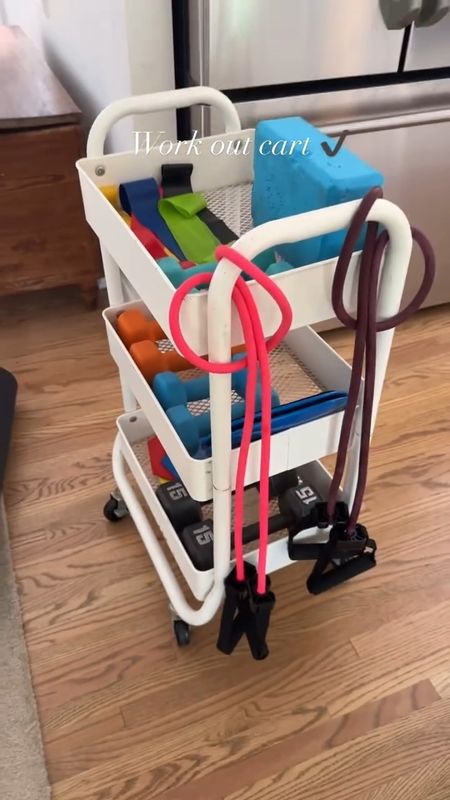Everything you need to build your own convenient work out cart! 