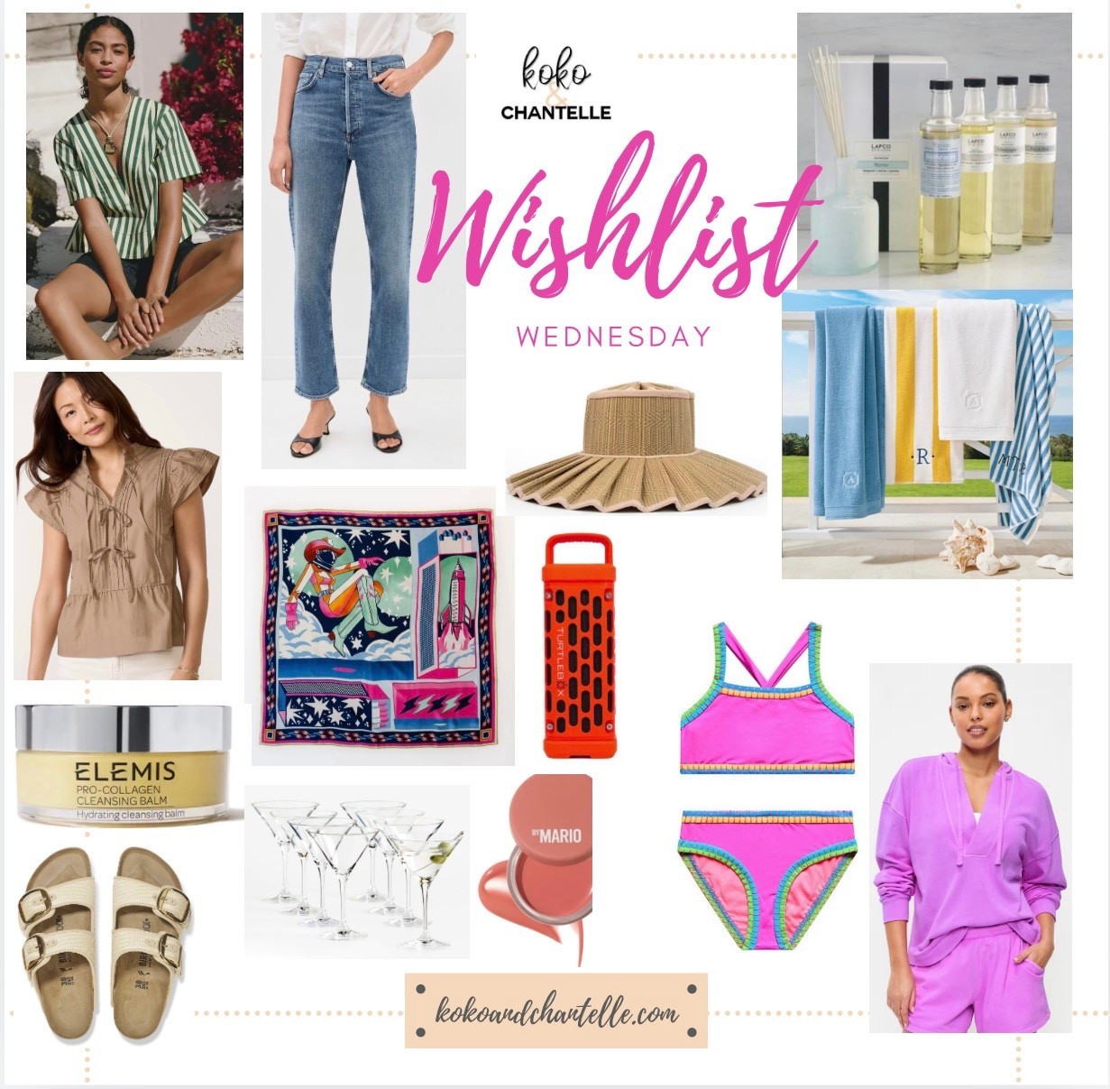 ✨ Wishlist Wednesday ✨

A little midweek window shopping… because sometimes the cart is full even if we haven’t checked out yet. 😉

This week’s wishlist is giving spring refresh energy — easy denim, breezy tops, beachy accessories, bright swim, fresh beauty favorites, and a few home pieces that make everyday feel a little more fun.

Basically… the things we’re currently thinking about, saving, and maybe accidentally adding to cart. 🛍️

Tell us 👇
What’s on your wishlist this week?

#WishlistWednesday #SpringStyle #FoundItLovedIt #MidweekFavorites #StyleOver40 #LifestyleEdit #KokoAndChantelle

#LTKHome #LTKSaleAlert #LTKootd
