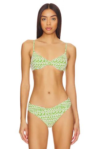 Dainty Bikini Top in Lime Icing | Revolve Clothing (Global)