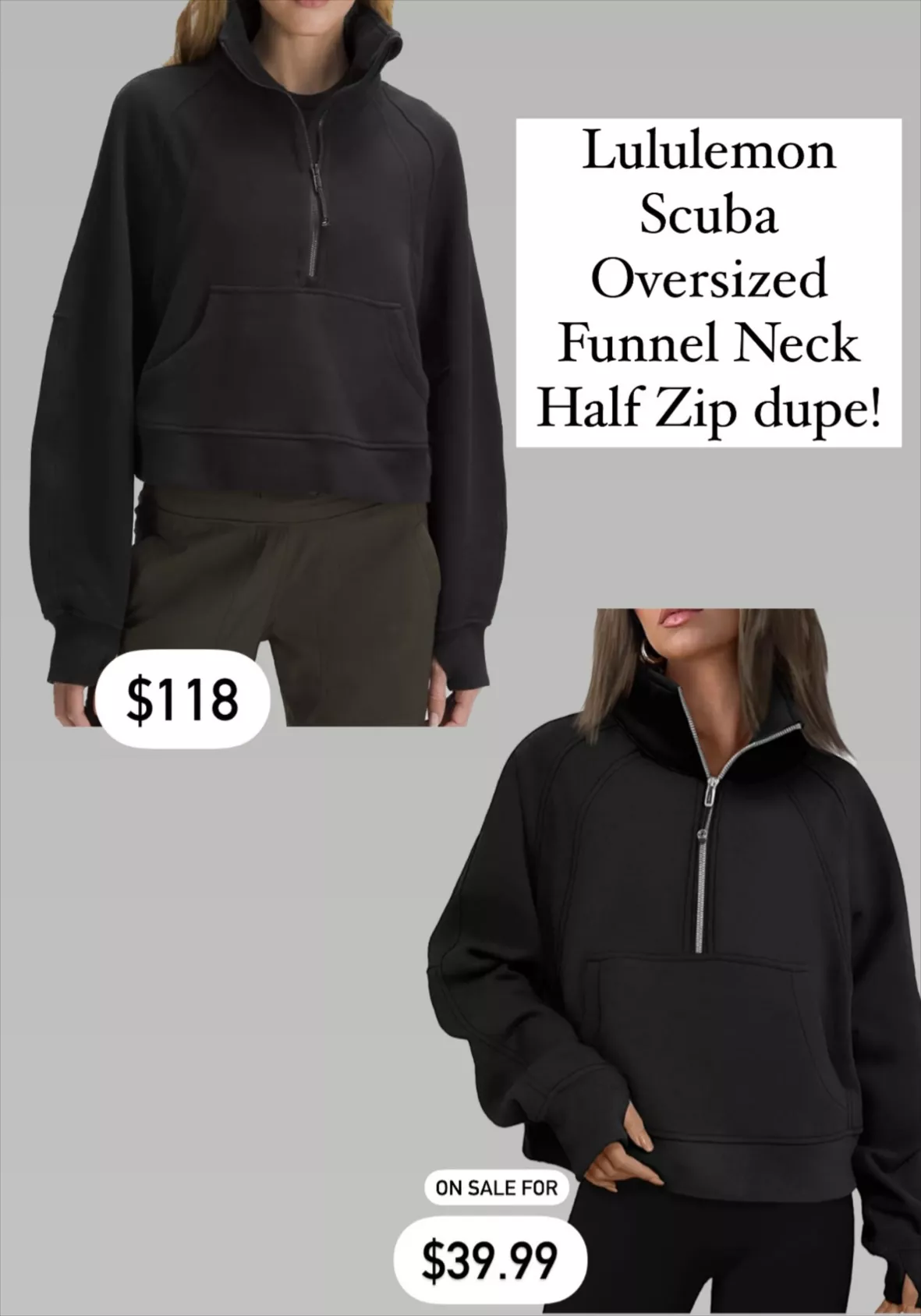 Scuba Oversized Half-Zip Fleece … curated on LTK