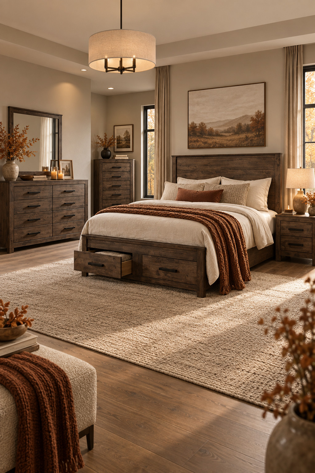 Ends tonight! Wayfair’s Warehouse Clearout has bedroom furniture up to 60% off and there are some seriously pretty matching sets included 🙌 I love these for anyone who wants the bedroom to instantly feel more finished and expensive without buying every piece one by one. I’m seeing modern platform beds, storage beds, rustic wood sets, glam details, nightstands, dressers, mirrors, and full coordinated looks that are so easy to style for fall with creamy bedding, chunky throws, and warm neutral accents. #Wayfair #WayfairSale #WayfairBedroom #BedroomSets #BedroomFurnitureSale #BedroomRefresh #BedroomMakeoverIdeas #CozyBedroomIdeas #FallHome #FallBedroom #FurnitureSavings #FurnitureDeals #HomeSale #HomeFinds #InteriorDesignIdeas #BedroomDecorInspo #ModernBedroomDecor #RusticBedroom #LuxuryHomeStyle #AffordableHome 

 #LTKSeasonal #LTKHome #LTKSaleAlert