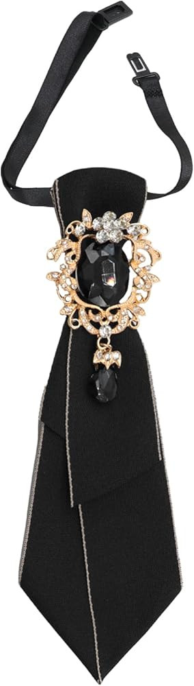 GHTIYLP Ties for Women with Big Crystal, Adjustable Rhinestone Womens Tie Pretied Neckties for Wo... | Amazon (US)