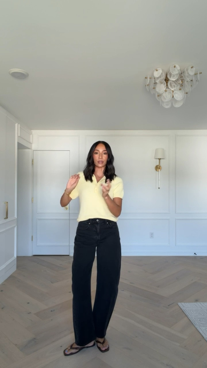 Wearing size S short-sleeve polo shirt and size 28 Long barrel jeans (black wash) 

fall outfit, fall fashion, abercrombie jeans, abercrombie denim, mom outfit, postpartum outfit

#LTKSeasonal #LTKSaleAlert