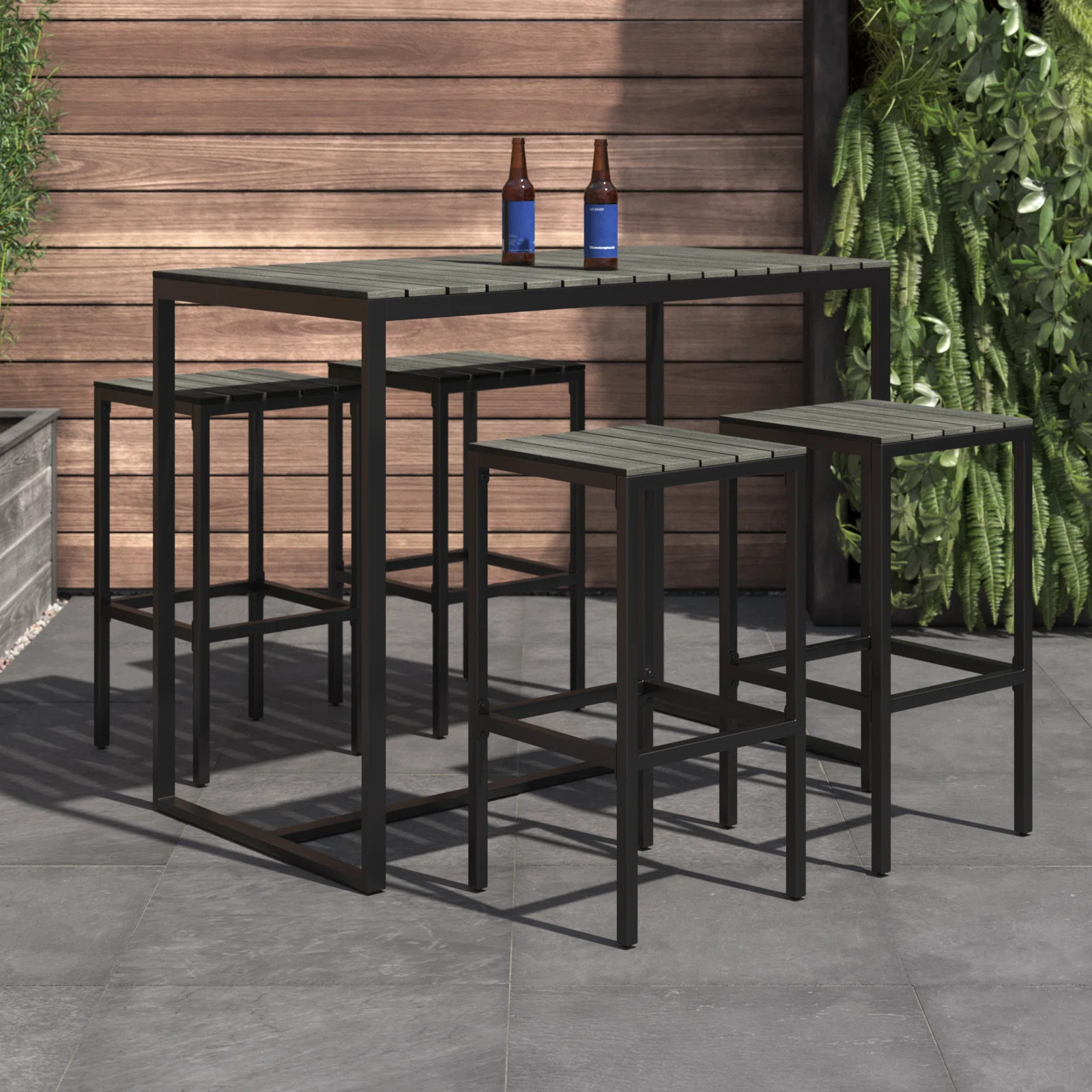 Trent Austin Design\u00ae Rectangular 4 - Person 51.25" Long Bar Height Dining Set & Reviews | Wa... | Wayfair North America