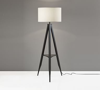 Aurora Metal Tripod Floor Lamp | Pottery Barn (US)