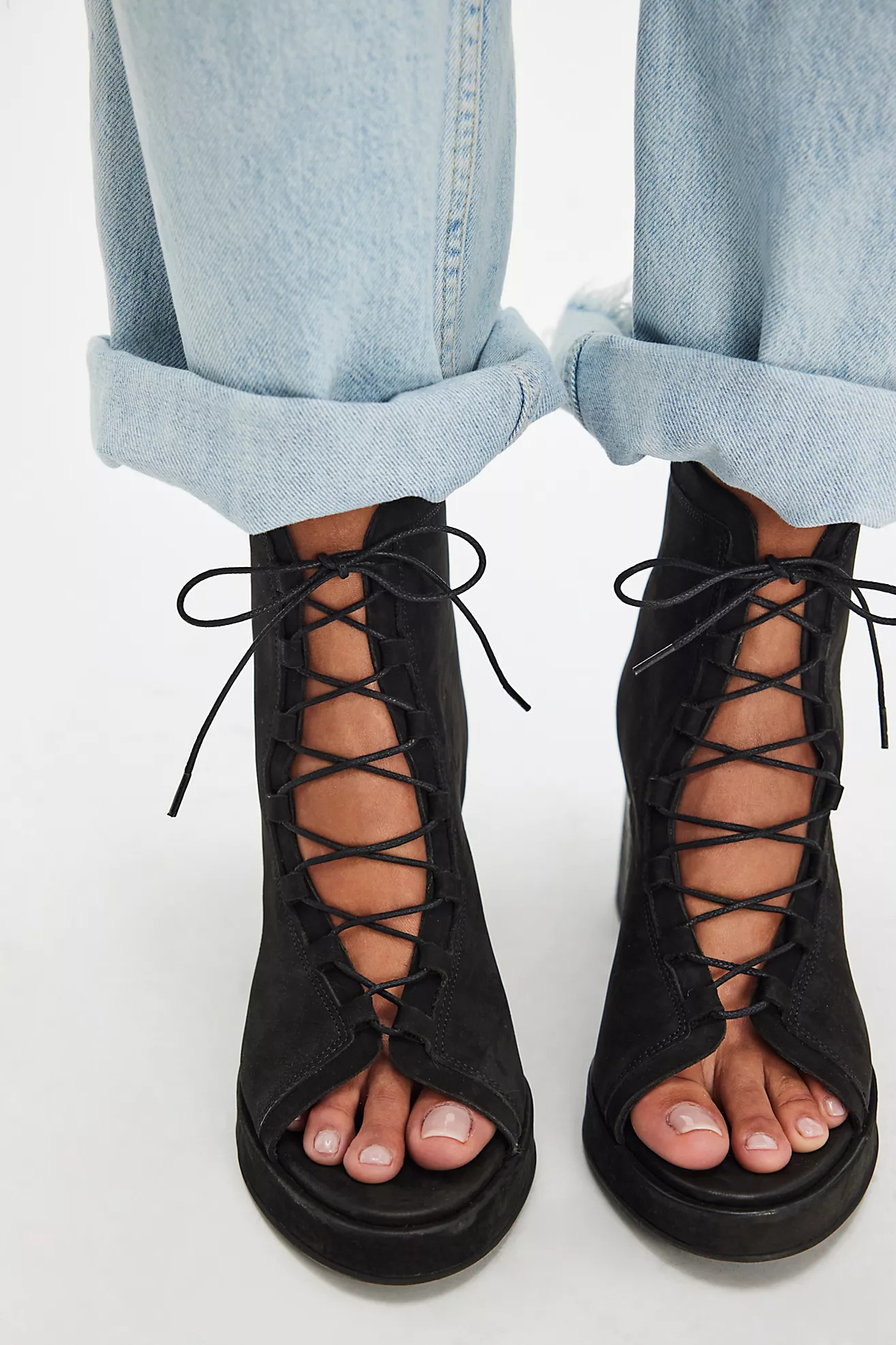 Mandi Lace-Up Heels | Free People (Global - UK&FR Excluded)