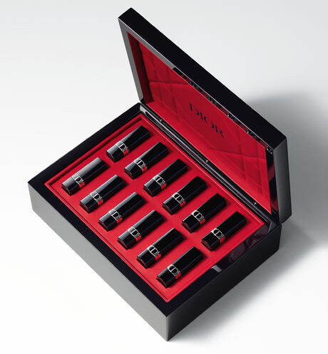 Exceptional Wood & Leather Rouge Dior Set: 24 Lipsticks | DIOR | Dior Beauty (US)