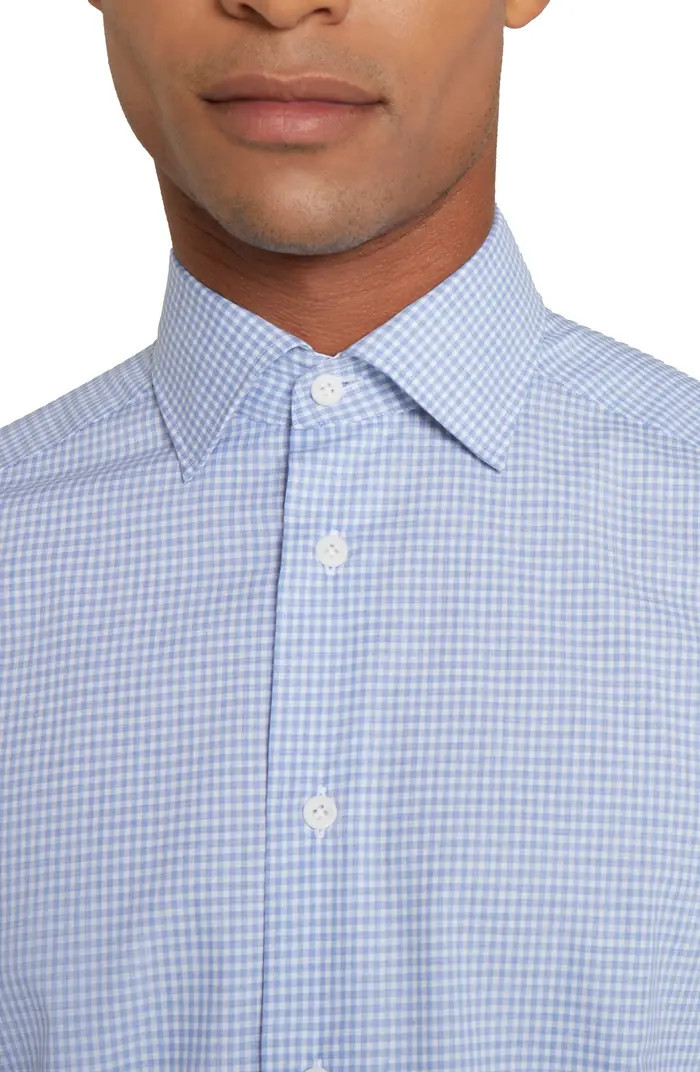 Boulevard Gingham Organic Cotton Button-Up Shirt | Nordstrom