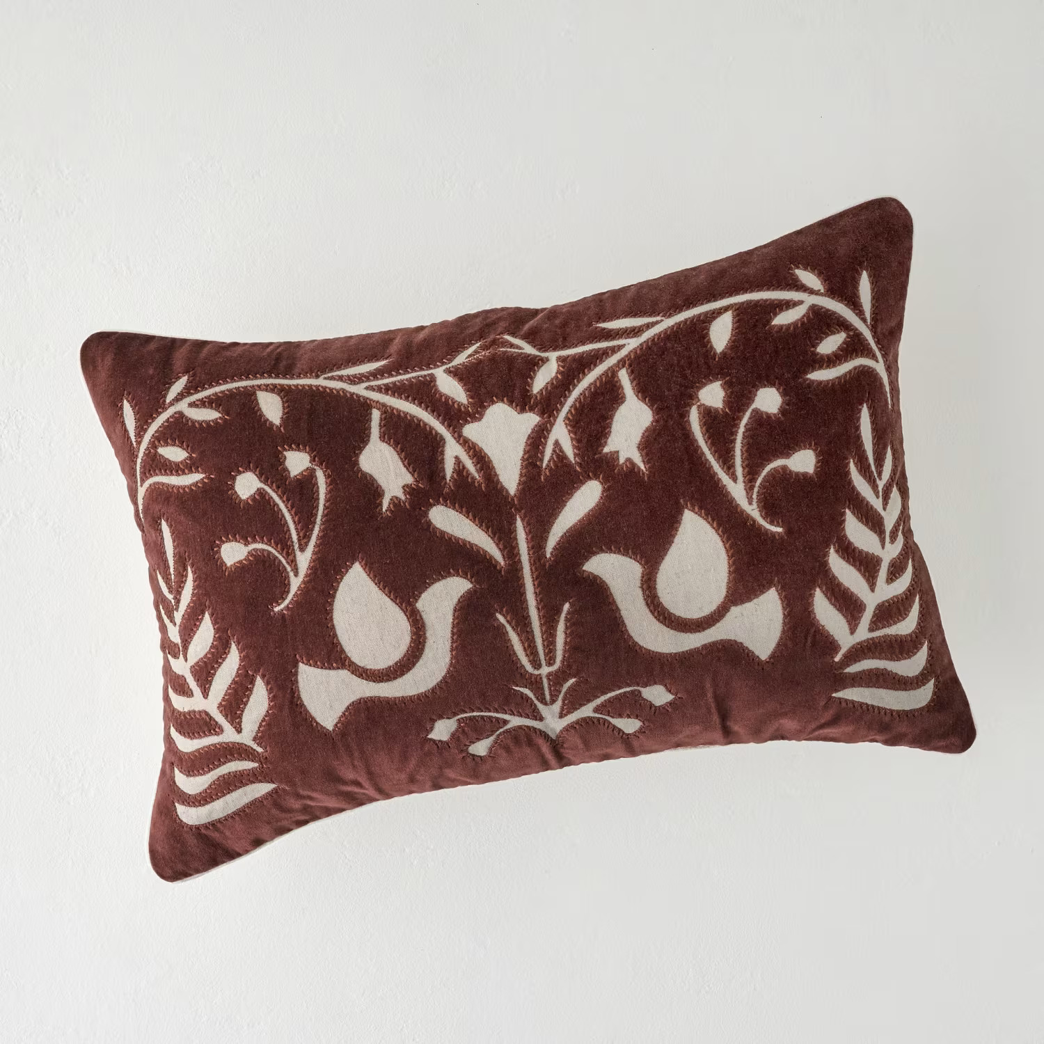 Winter Splendor Velvet Lumbar Pillow | Magnolia