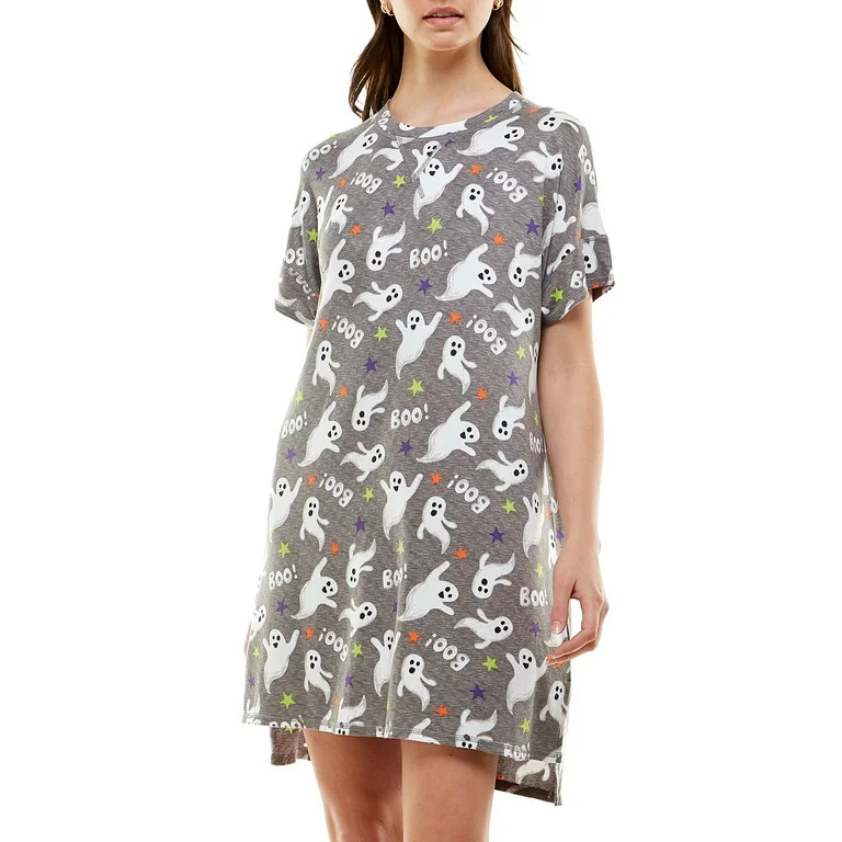 Way To Celebrate Women's Halloween Sleepshirt, Sizes XS to 3X | Walmart (US)