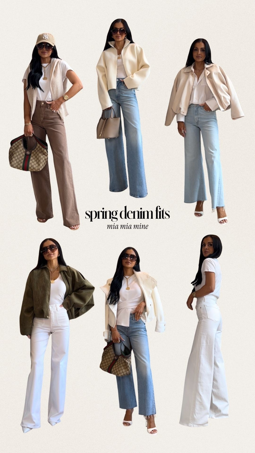 Spring denim outfits! 
The jeans I cannot stop wearing lately. My favorite cropped jeans with the most flattering fit that feels effortless but still polished. They hit at just the right length and are so easy to style with everything from heels to sneakers, perfect for everyday, travel, or casual plans. Linking a few new denim additions I’ve been loving.

Mother Cropped Jeans – Wearing a size 23, runs TTS
Citizens of humanity white jeans wearing a 23
Mother hustler cropped jeans wearing a 24
Paige anessa brown denim  wearing a 23

MiaMiaMine cropped jeans women flattering denim high rise crop jeans everyday outfit ideas spring denim outfit chic casual style capsule wardrobe staple sale denim find designer denim on sale




#LTKootd #LTKOver40 #LTKPetite