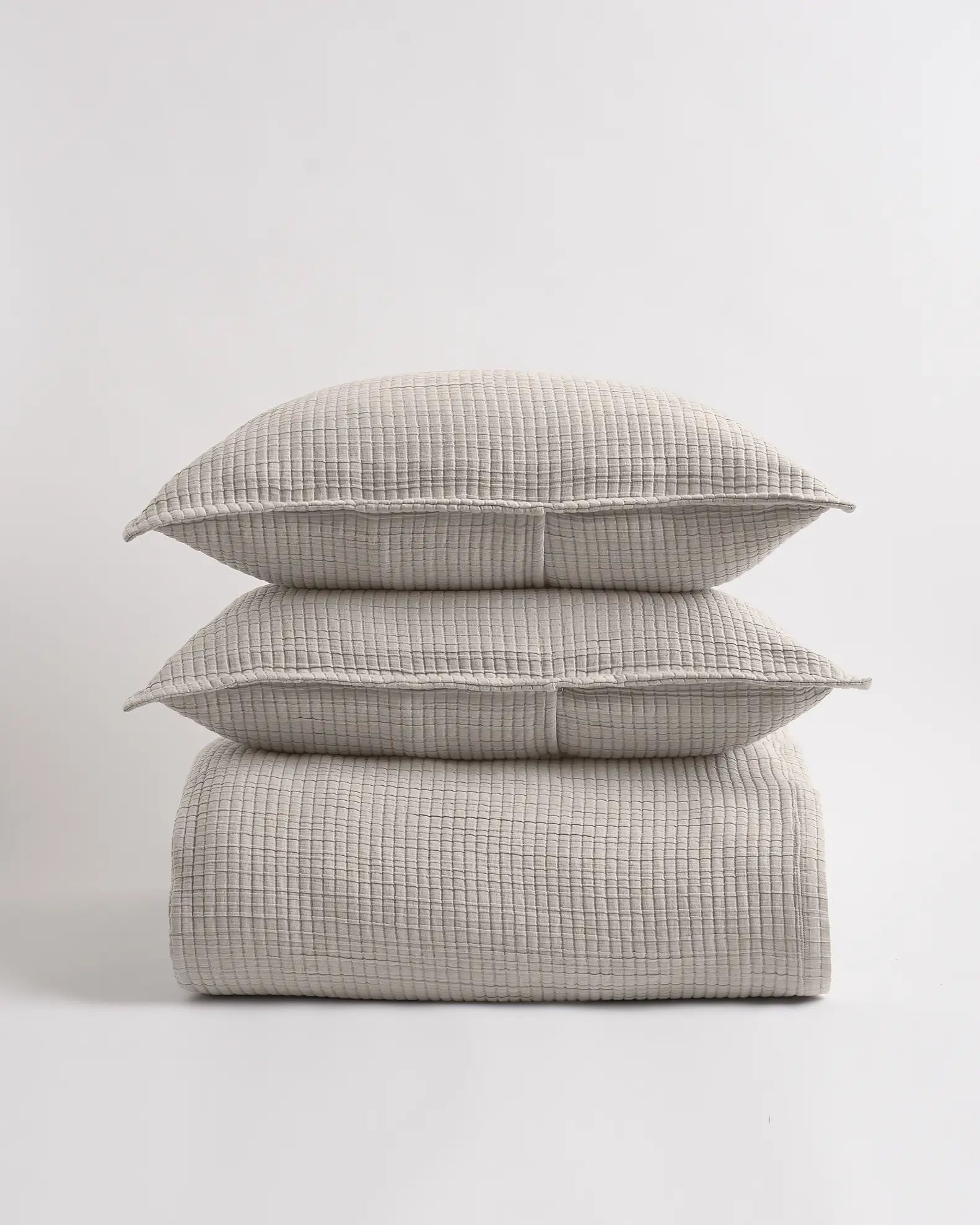 Organic Ribbed Cotton Coverlet Set | Quince