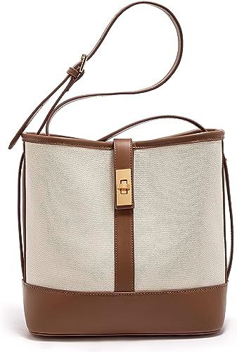 Bucket Hobo Bags for Women Leather Purse Handbag Lady Designer Tote Large Shoulder Bag for Women | Amazon (US)