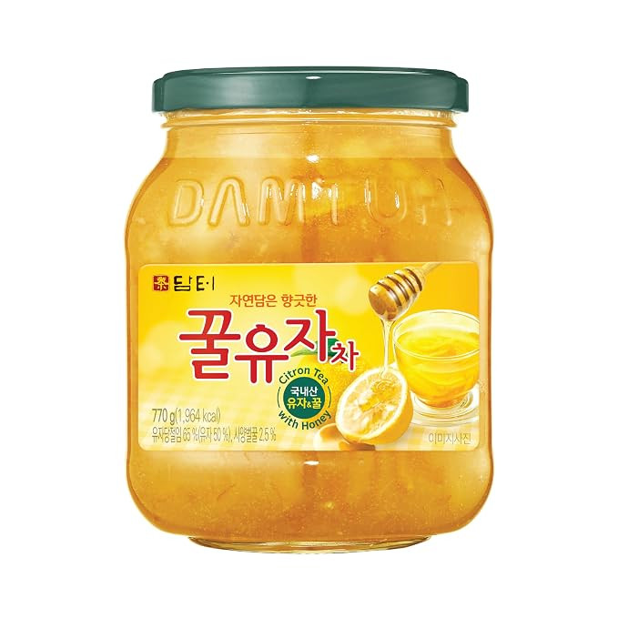 Damtuh Honey Citron Tea, Korean Yuja/Yuzu Fruit Preserve, 1.7 lb Jar – Sweet Citrus Drink Mix f... | Amazon (US)