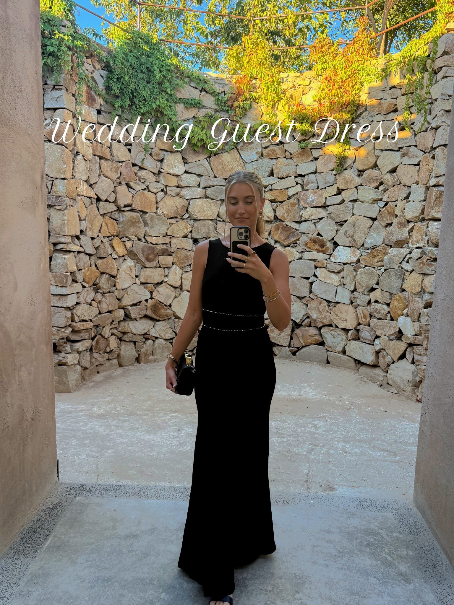 The perfect wedding guest dress 🖤  Dress: Lulus | Bag: Jimmy Choo #weddingguestdress #dresss

#LTKpartywear #LTKstyletip