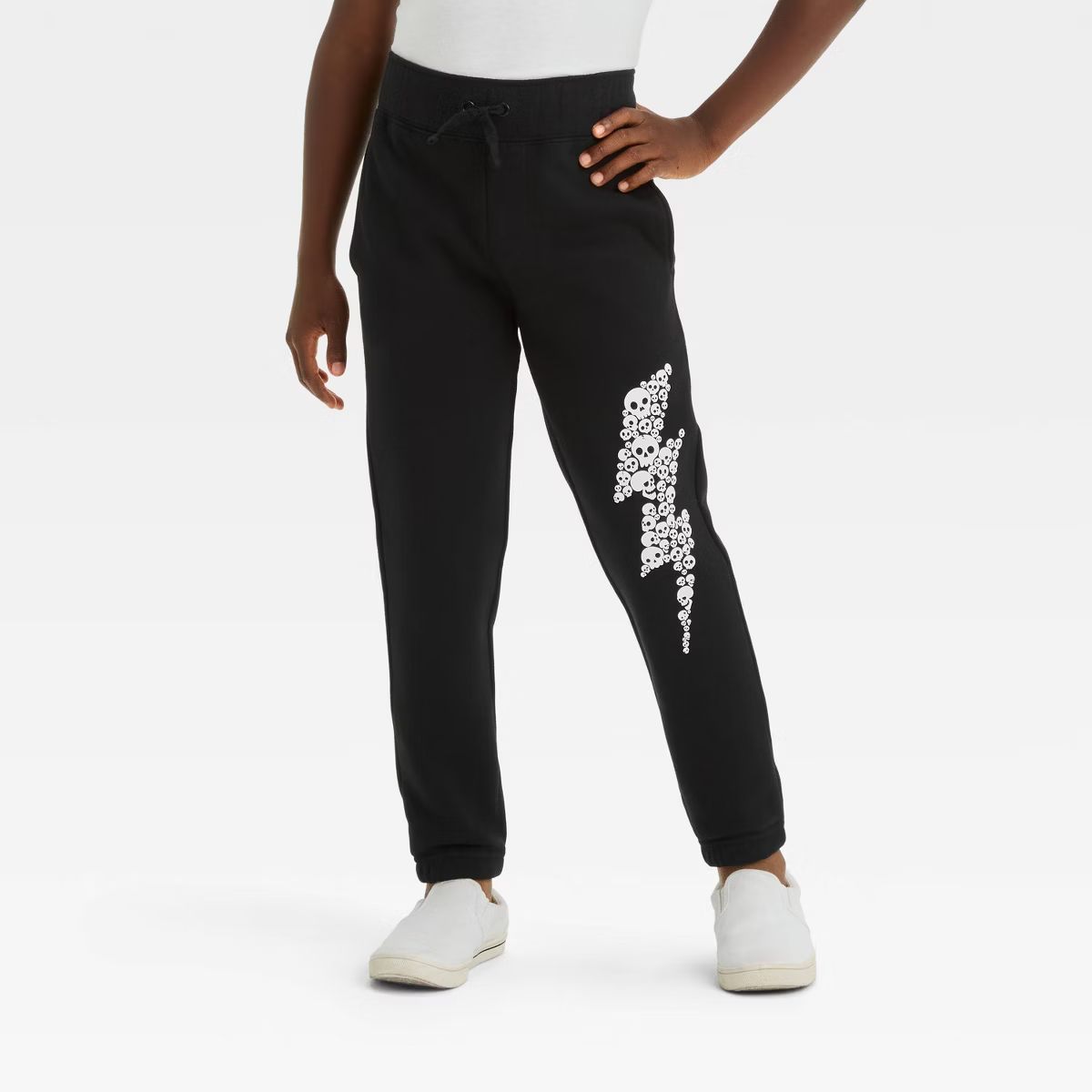 Boys' Halloween Lightning Bolt Jogger Pants - Cat & Jack™ Black | Target