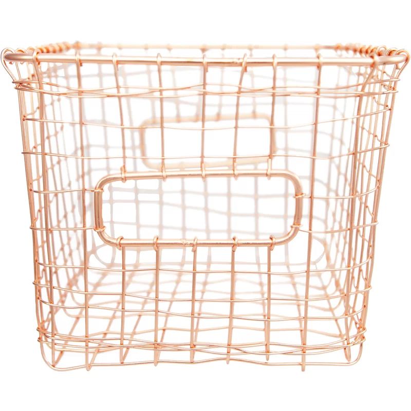 Gracie Oaks Copper Wire Basket | Wayfair | Wayfair North America