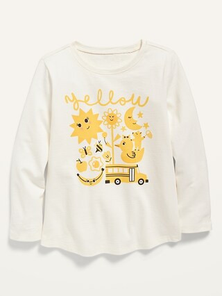 Long-Sleeve Graphic Tee for Toddler Girls | Old Navy (US)