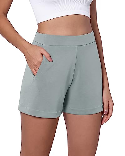 ODODOS Modal Soft Relaxed Shorts with Pockets for Women High Wasit Casual Shorts | Amazon (US)