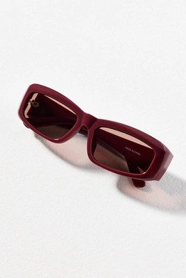 Elite Eyewear Slim Rectangle Sunglasses | Anthropologie (US)