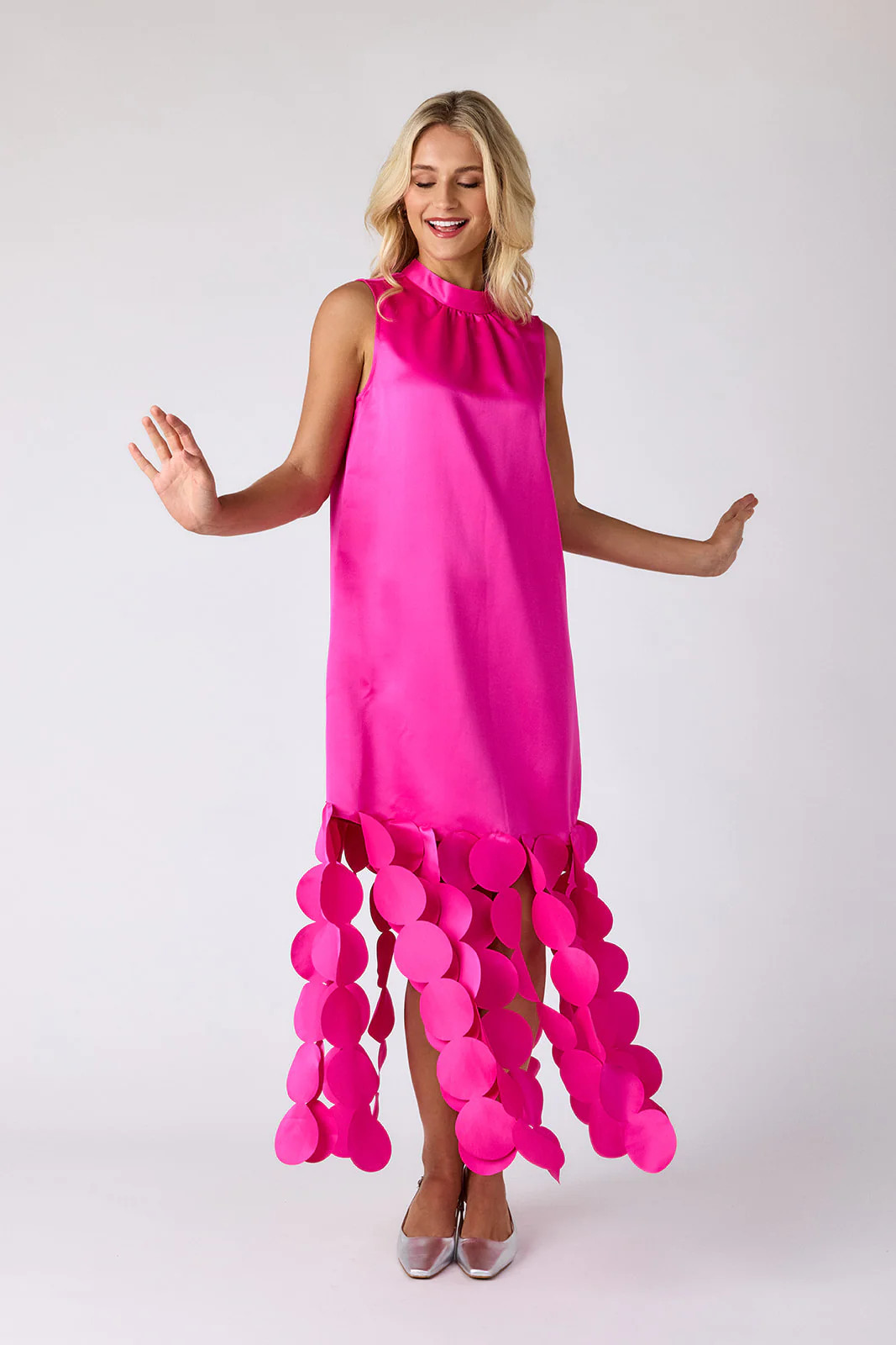 Ponce Party Dress in Mollie Pink | CROSBY by Mollie Burch | CROSBY by Mollie Burch