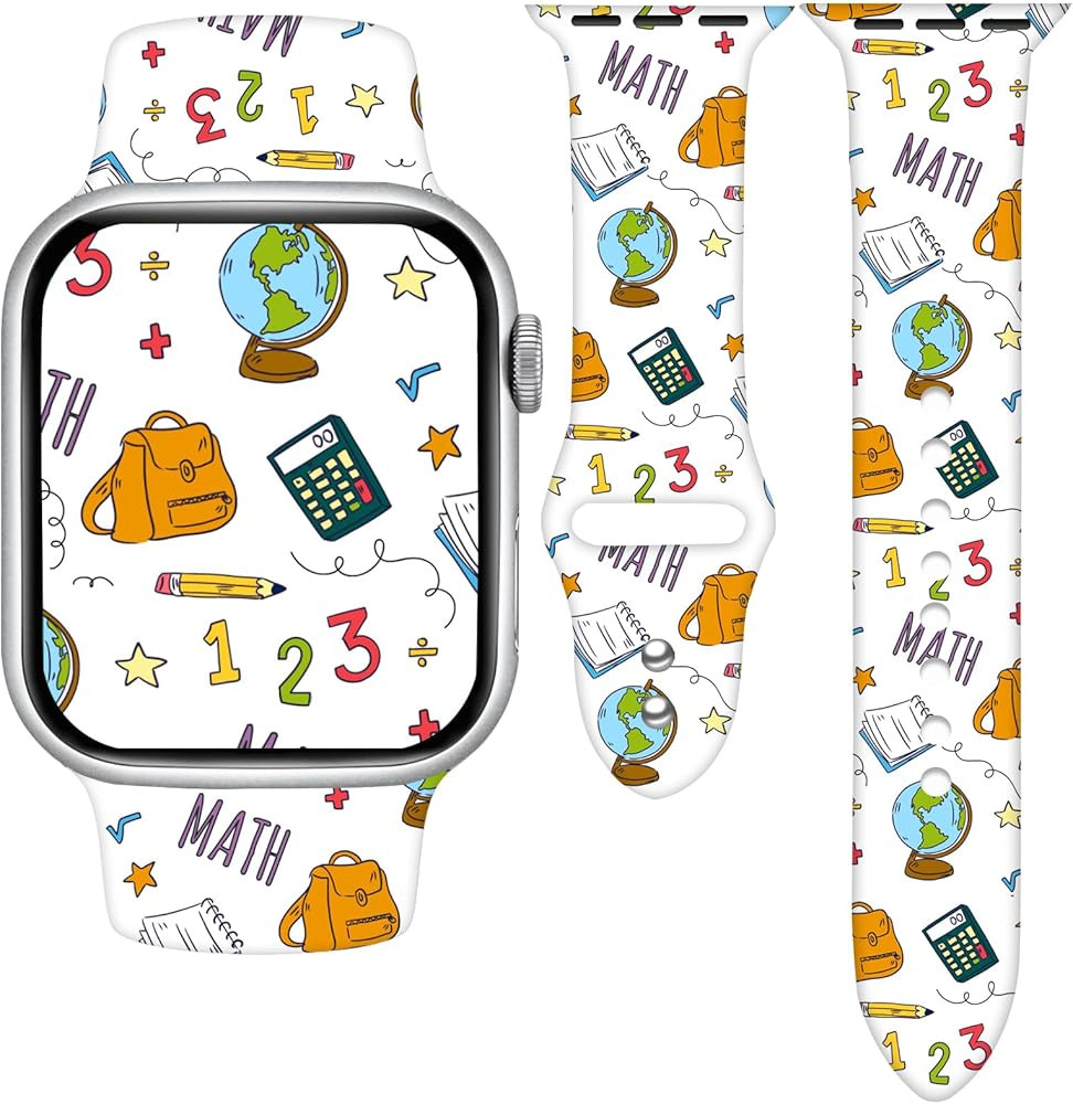 Holidays Sport Watch Band Compatible with Apple Watch 38mm 40mm 41mm for Women Men,Soft Silicone ... | Amazon (US)