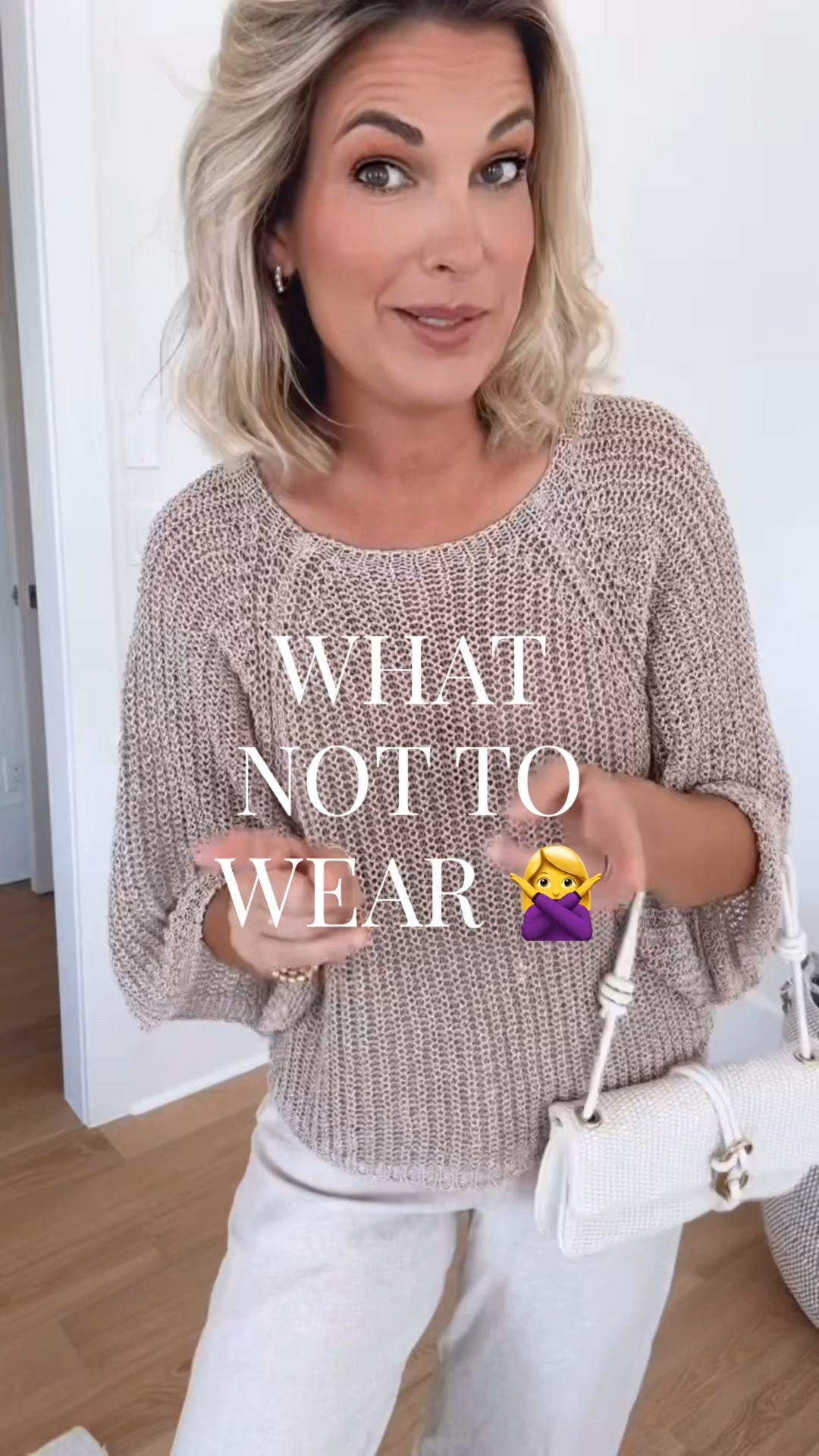Learn from my mistakes 🙈. I was not a fan of the barrel style at first but I figured out what to avoid and what makes them fit more flattering. I’m 5’11” wearing small pants. Medium sweater.

#LTKTall #LTKOver40 #LTKootd