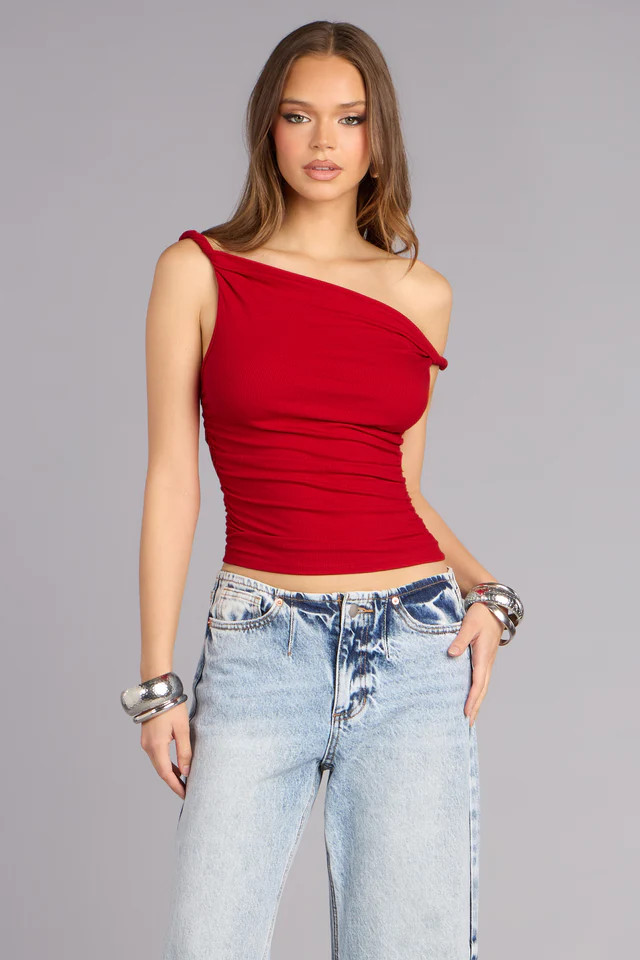 Instantly Styled Twisted One-Shoulder Top | Windsor Stores