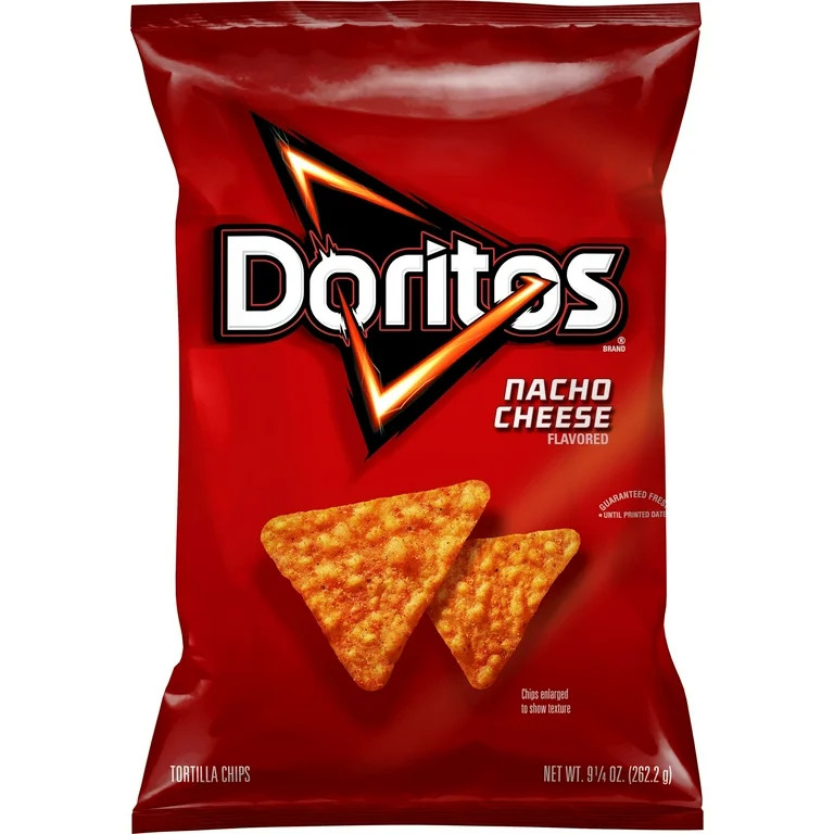 Doritos Nacho Cheese Flavored Tortilla Chips, 9.25 oz Bag | Walmart (US)