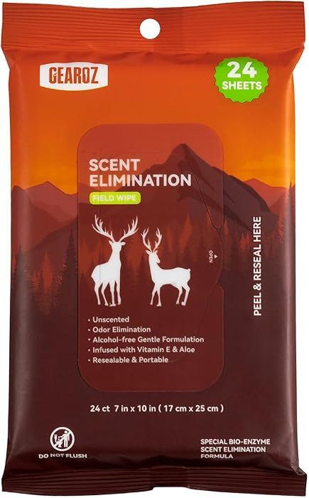 Scent Elimination Field Wet Wipe for Hunting, Unscented Moist Field Wipe for Reducing Human Odor/... | Amazon (US)