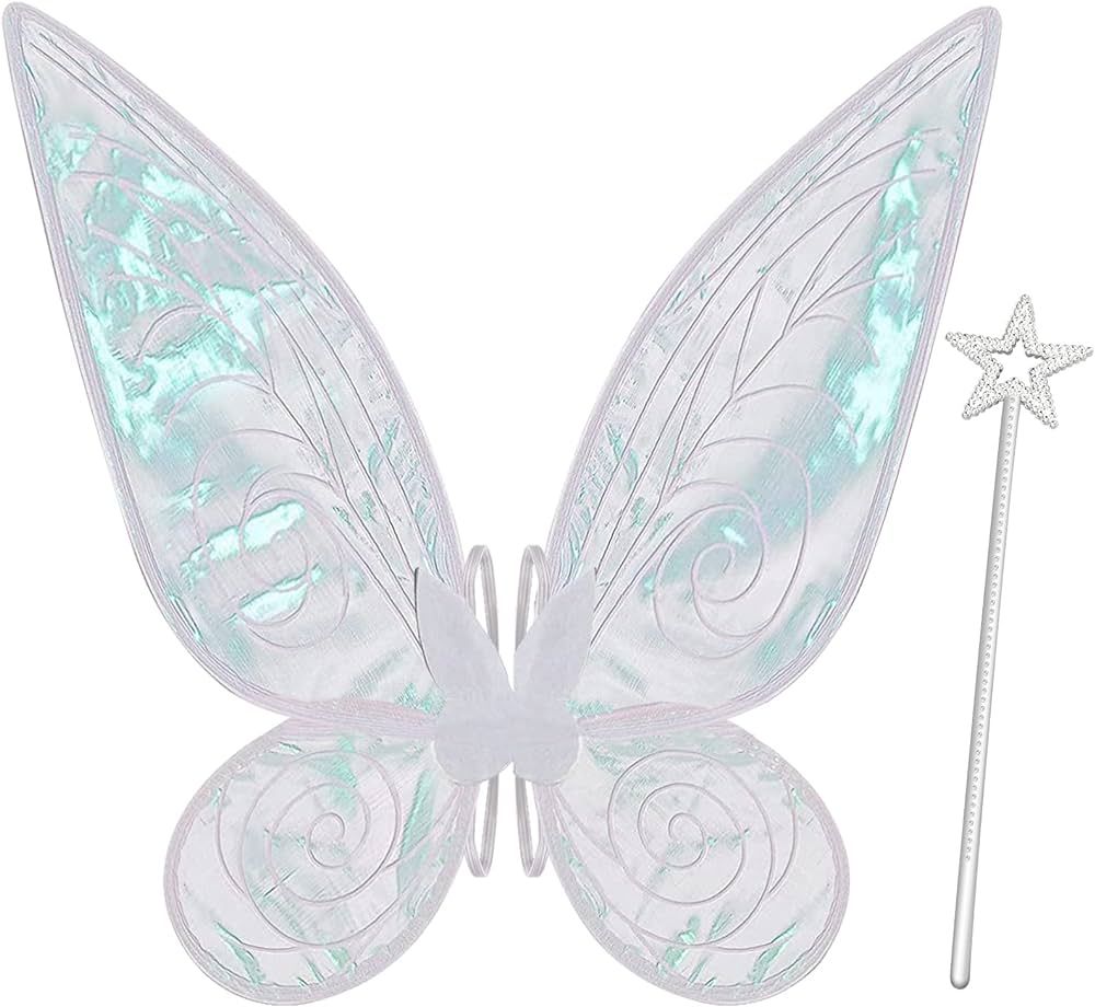 quescu Fairy Wings for Adults,Butterfly Wings for Girls,Angel Wings,Fairy Costume for Women Hallo... | Amazon (US)