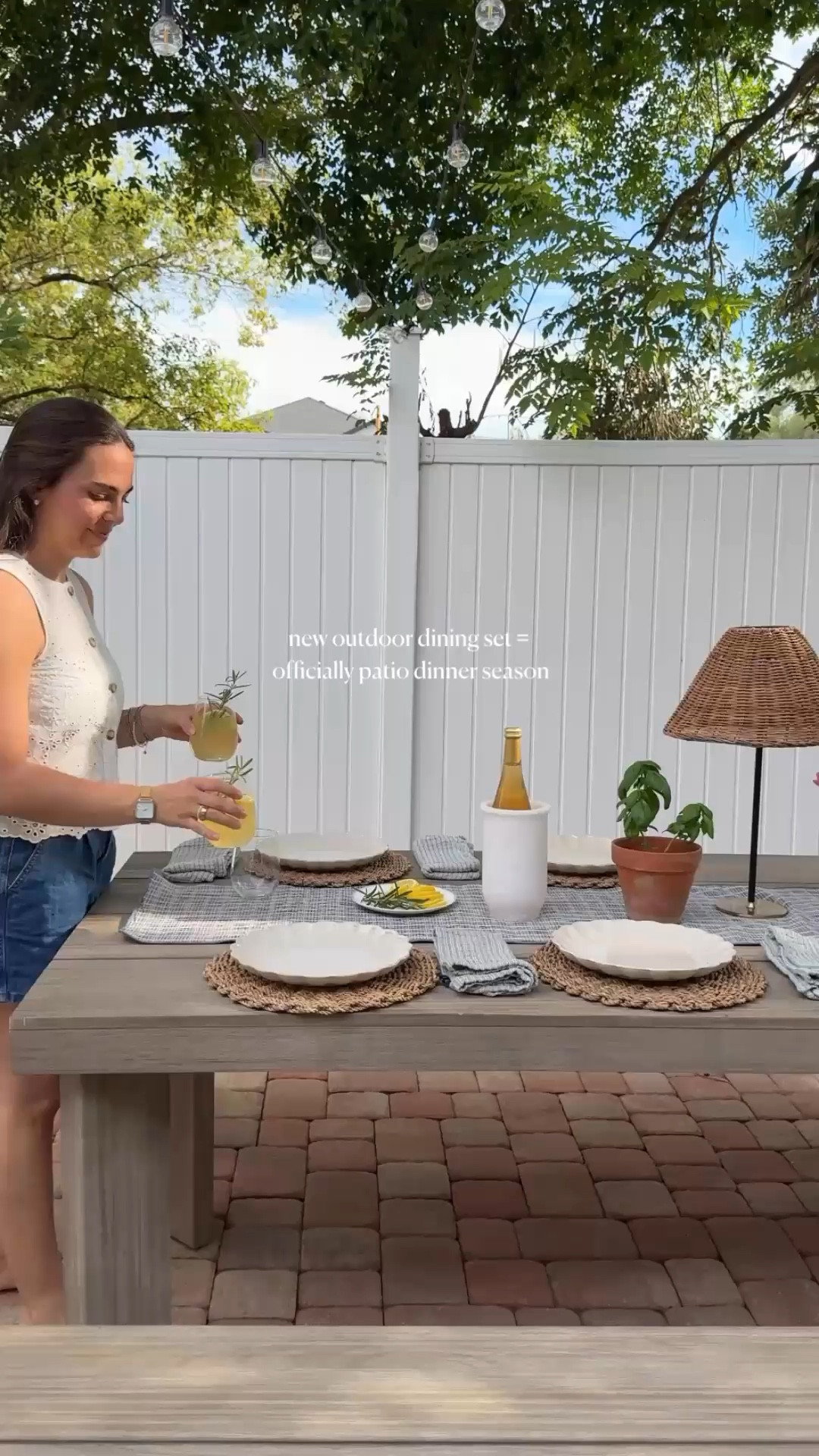 patio dinner season is here 🕊️🍋🌷
we’ve been out here every night lately & loving every minute! found some of my favorite pieces at @worldmarket— linked for you! #worldmarketpartner #worldmarketfinds #Ad 