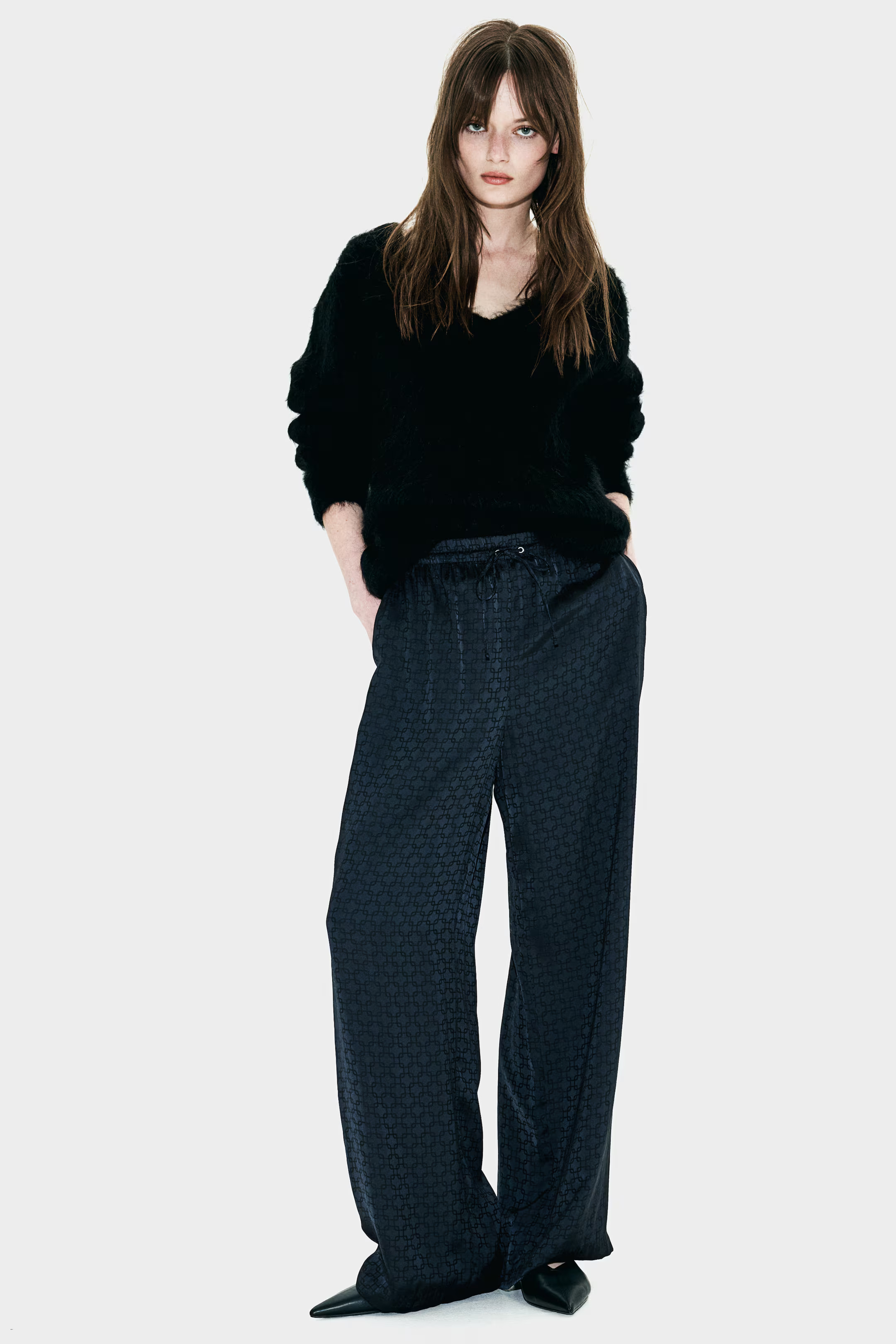 Wide-Leg Drawstring Pants | H&M (US + CA)