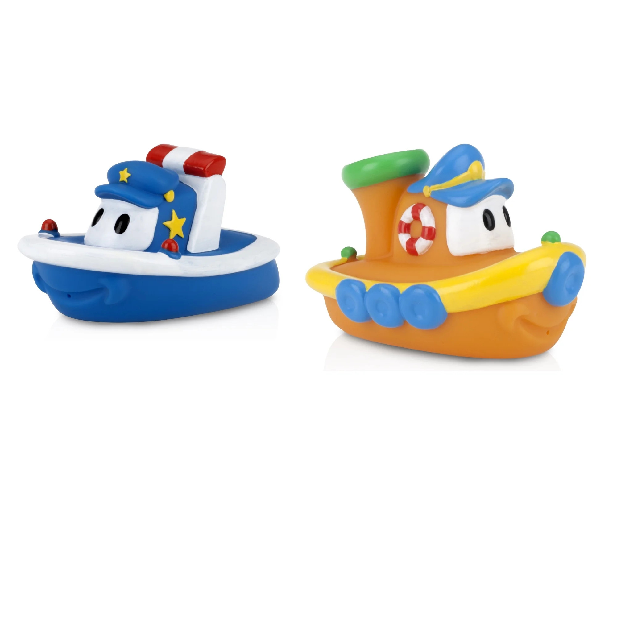 Nuby Tub Tugs Floating Boat Bath Toy for Baby, 2 Count | Walmart (US)