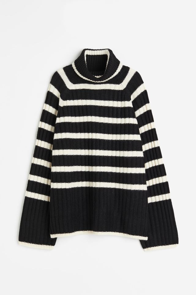 Rib-knit Turtleneck Sweater | H&M (US + CA)
