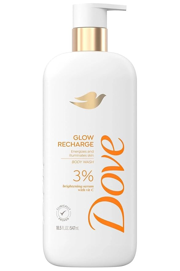 Dove Serum Body Wash Glow Recharge illuminates & Exfoliates skin with brightening Vitamin C Serum... | Amazon (US)