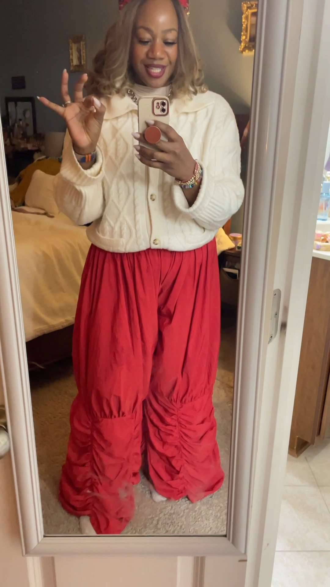 Nighttime parade fit 🎄it was cold but the fit was fire ❤️‍🔥

#LTKmomlife #LTKHoliday #LTKootd