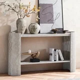 LKTART 53" MDF Console Table for Entryway, Narrow Faux Marble Sofa Table with Curved Legs - Livin... | Walmart (US)