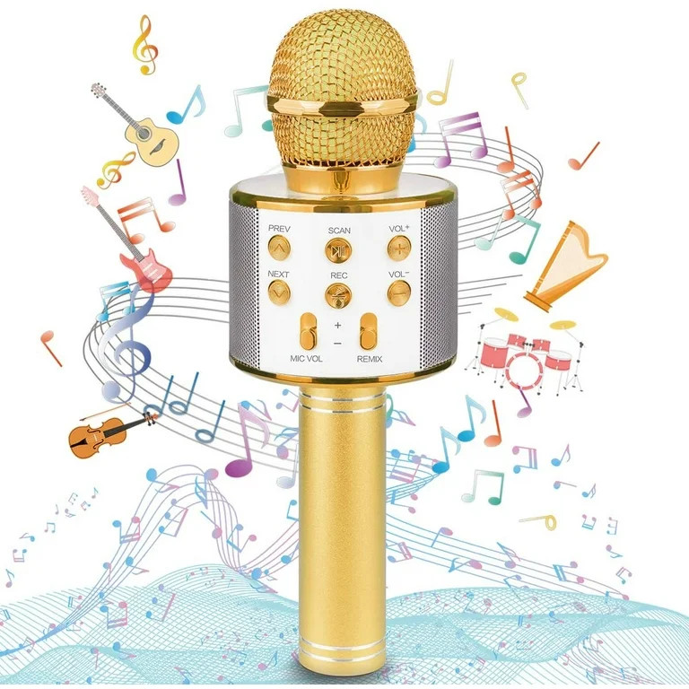 Bluetooth Karaoke Wireless Microphone for Kids, Hottest Birthday Presents Toys for 9 10 11 12 Yea... | Walmart (US)