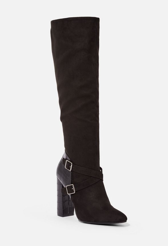 All or Nothing Heeled Tall Boot | JustFab