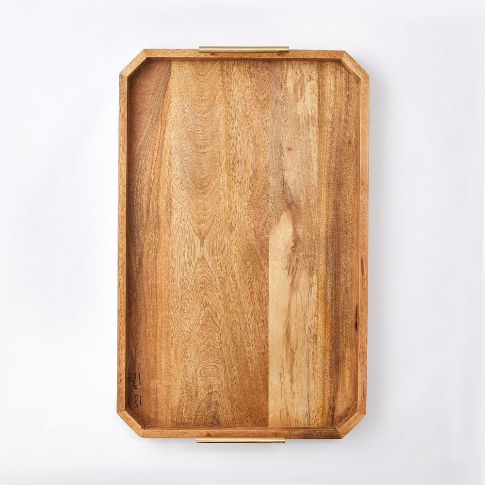 Deco Handle Tray - Brass | West Elm (US)