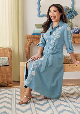 Crown & Ivy™ Society Social x Crown & Ivy™ The Caroline Shirtdress | Belk