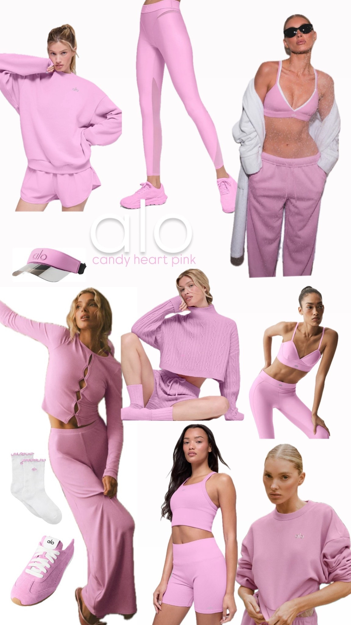 Valentine’s Day set
Candy heart pink
Alo
Sweat set
Matching set
Activewear
Lounge
Sweats 