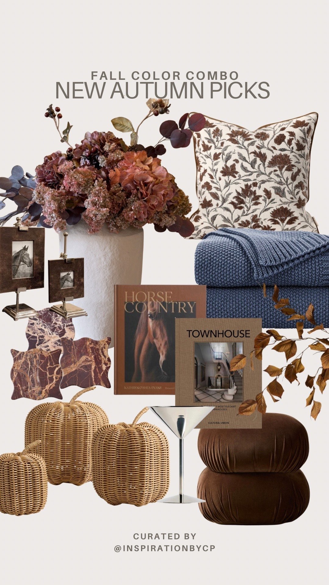 NEW FALL PICKS-Autumn Home Decor
#falldecor #fallflorals #chocolatebrown #coffeetablebooks #rattan #pumpkins

#LTKSeasonal #LTKU #LTKHome