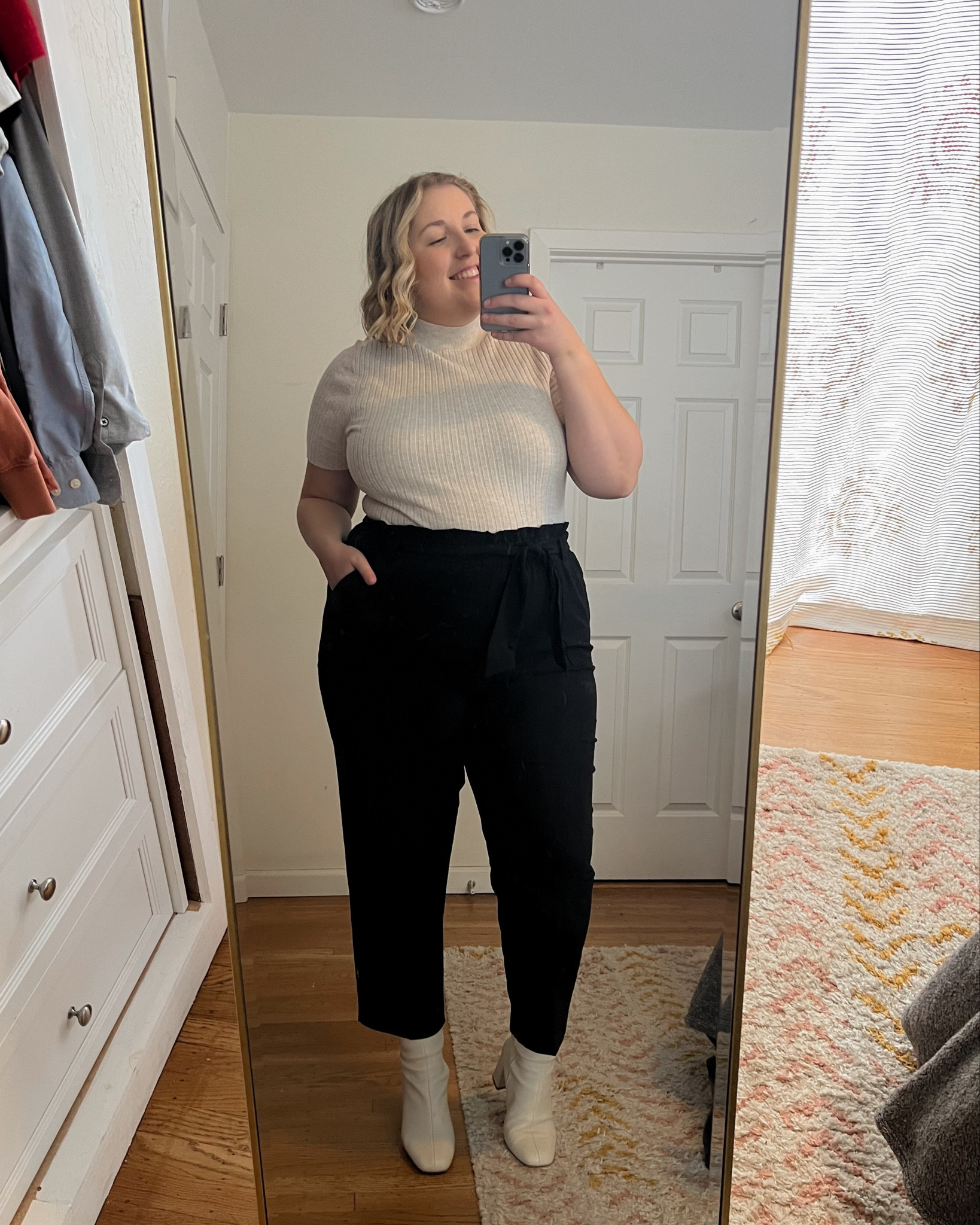 The perfect curvy work pants from Walmart for only $19! I’m wearing size XXL as a 16/18 and they’re so stretchy and comfy! ✨ 

#LTKplussize #LTKmidsize #LTKfindsunder50