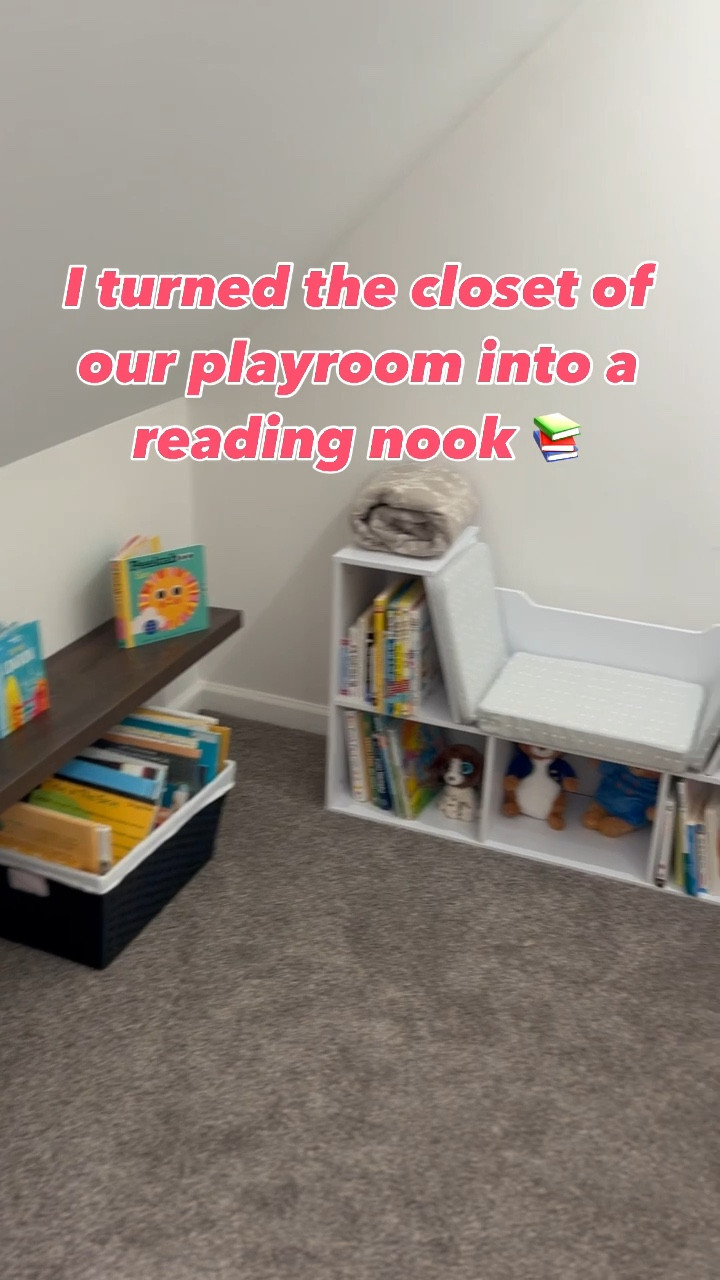 Raise little readers! Closet turned book nook in the playroom 

#LTKHome #LTKKids #LTKFamily