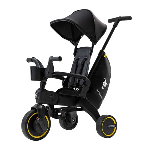 Doona Liki Trike, Midnight Edition - 5-in-1 Compact, Foldable Tricycle - Suitable for Toddlers 10 to 36 Months | Amazon (US)