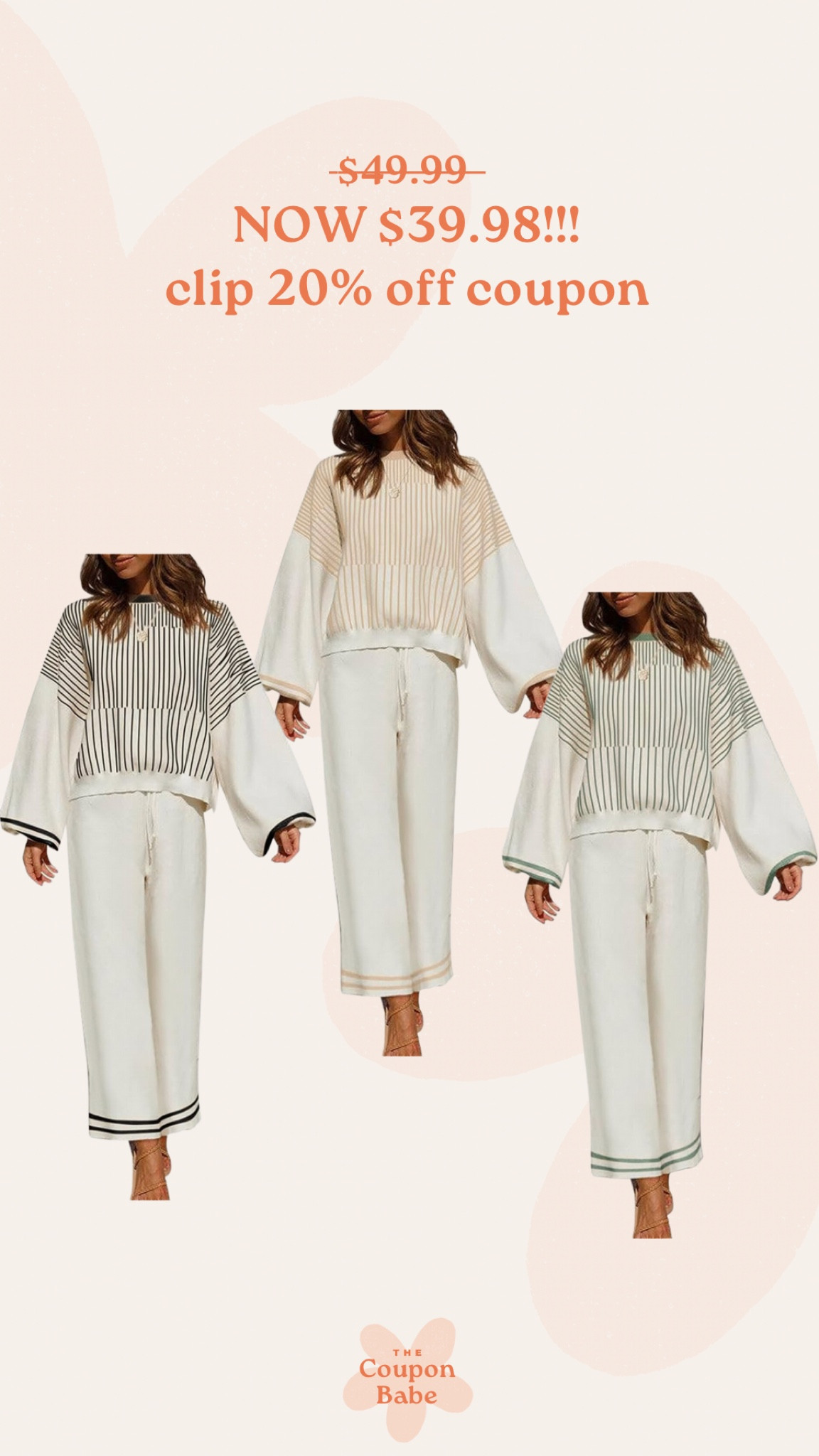 Cutest amazon lounge set 20% off now! 

Work from home, teacher outfits, mom outfits

#LTKbeauty #LTKstyletip #LTKSale